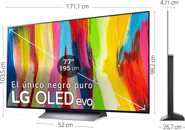 LG Smart TV OLED evo 77 pulgadas 4K