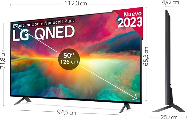 LG Smart TV QNED 50 Pulgadas 4K