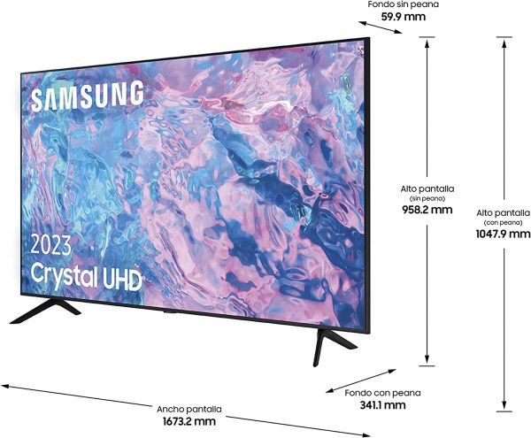Samsung Smart TV Crystal UHD 75 pulgadas 4k